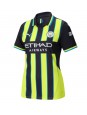 Billige Manchester City Erling Haaland #9 Bortedrakt Dame 2024-25 Kortermet